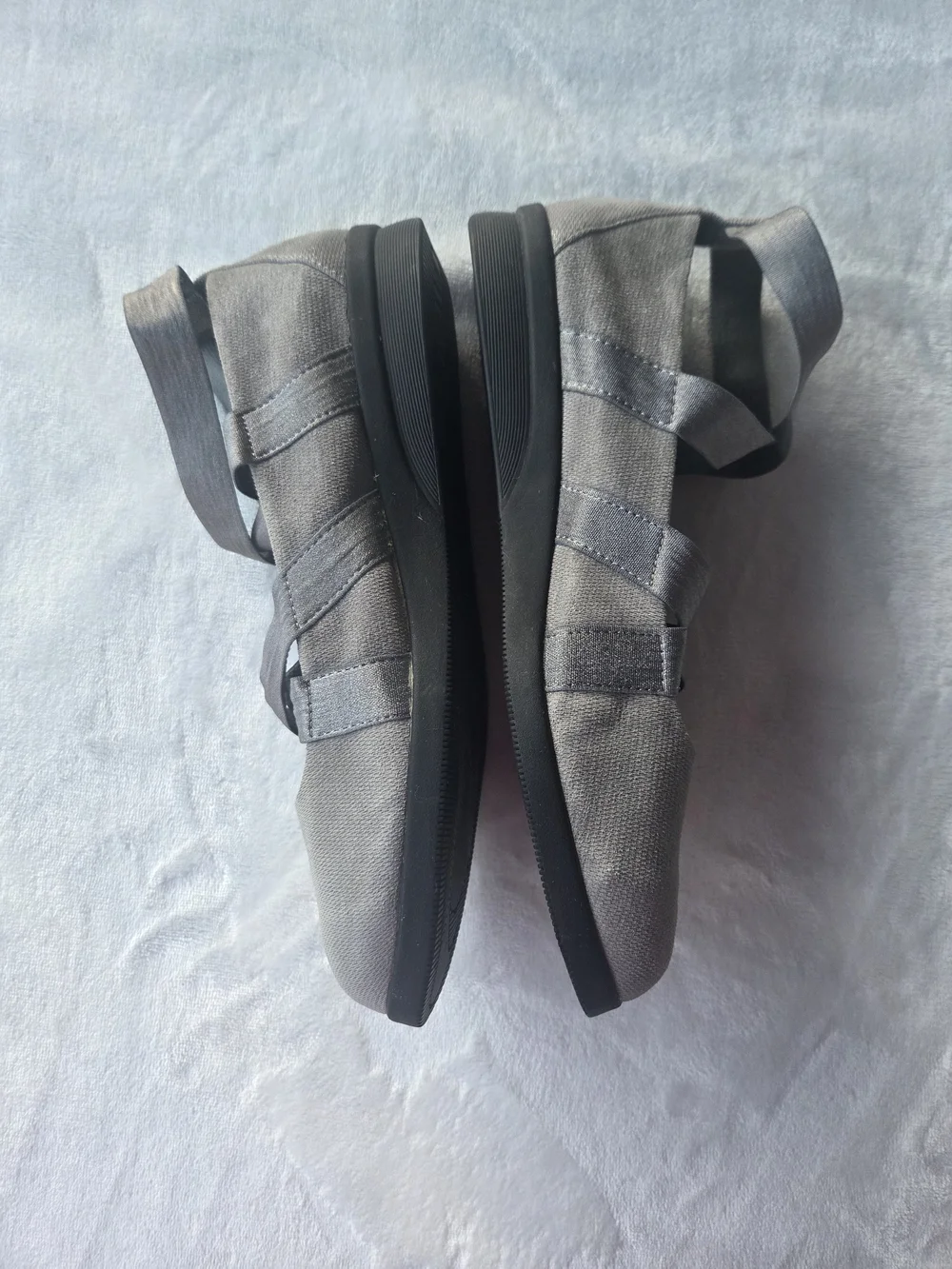 JBU by Jambu Ruthson Gray Memory Foam Comfort Mary Jane Flats Women's 8.5M